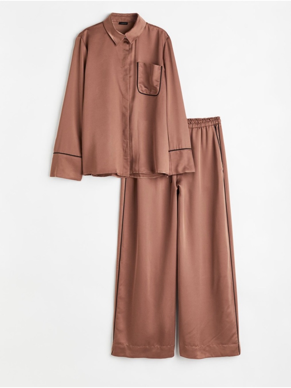 Two Satin Pajama Sets